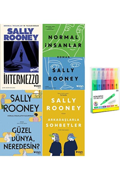 CAN Sally Rooney Seti 4 Kitap / Normal İnsanlar+İntermezzo+Normal İnsanlar+Gü...
