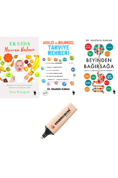 Nemesis Kitap Ek Gıda Macerası Başlasın + Akılcı Bilimsel Tkv Rehberi + Beyin...