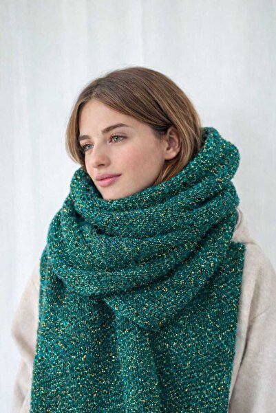 DoGoLondon Simli Mor Atkı - Günlük & Şık Kullanım