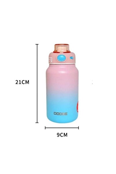 DODGE Intested Colors Steel Thermos Flask Kids 750ml A.Pink Blue