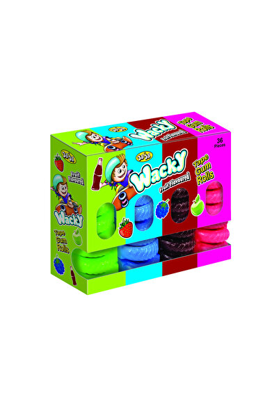 JOJO علكة واكي تيب بنكهة الفراولة 40 غرام (24 قطعة من كل عبوة)