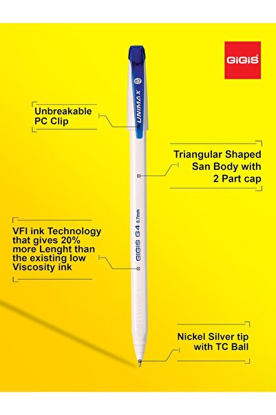 Aspire Books GiGiS Unimax G4 Nickel Silver Tip Ball Point Pen