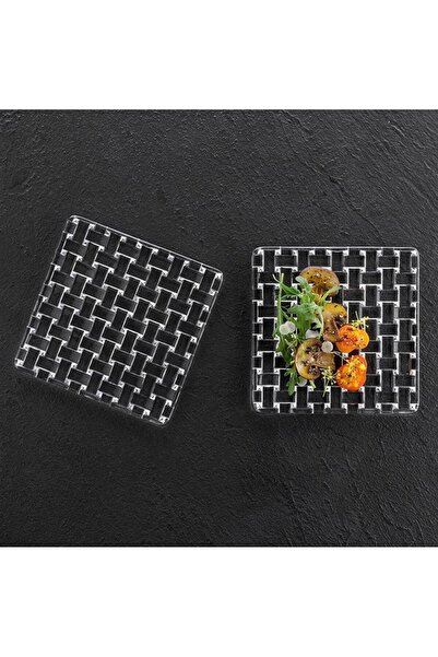 NACHTMANN Bossa Nova 14 cm Square Plate S/2