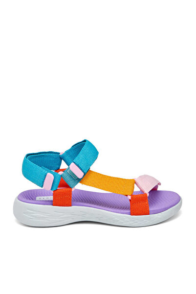 Tergan Renkli Tekstil Kadın Sandalet - K25Y1SN67866-U5P