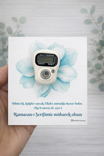 Tasarım 10 Adet kartlı zikirmatik