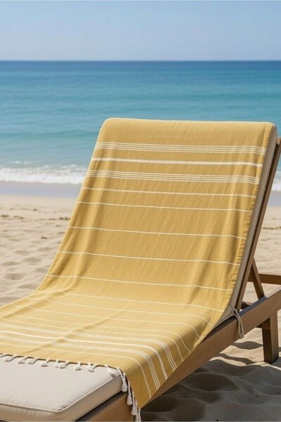 Mulberry Mika 100% Cotton Peshtemal Towel 100X180 cm |   Beach Towel, Hammam ...