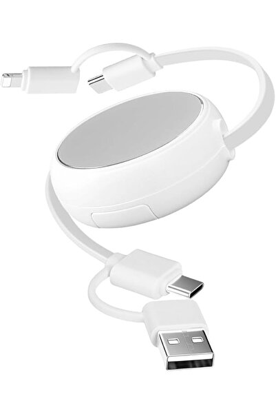 The Bros كابل شحن قابل للسحب 5 في 1، شاحن متعدد الاستخدامات 65 واط، كابل شحن ...