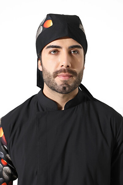 Bilenn Tekstil Μαύρος χαλίκι με ουρά σε σχήμα κόκαλου