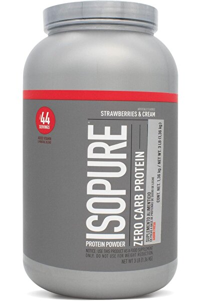 Isopure مسحوق بروتين مصل اللبن المعزول الخالي من الكربوهيدرات مع فيتامين سي و...