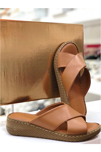 Cozi company Women's 100% Genuine Leather Full Orthopedic Soft Sole Daily Sli...