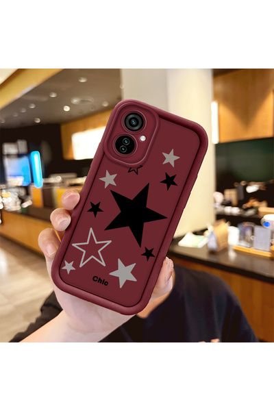 Hontinga Silicone Material Anti-Knock Phone Case Compatible with Tecno Camon ...