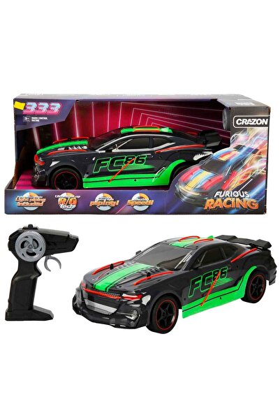 Sunman 1:12 Işıklı Furious Racing USB Şarjlı Uzaktan Kumandalı Yarış Arabası ...
