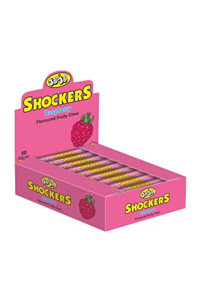 JOJO Mini Shockers Chew Shocker Strawberry Flavour Fruity Chew 6G (50 Pcs each)