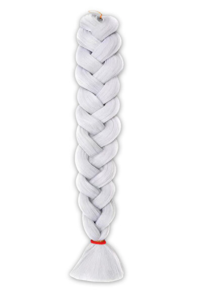 Angel Hair Afrika Örgüsü Ve Rasta Için Sentetik Saç - 210cm - 165gr - GREY