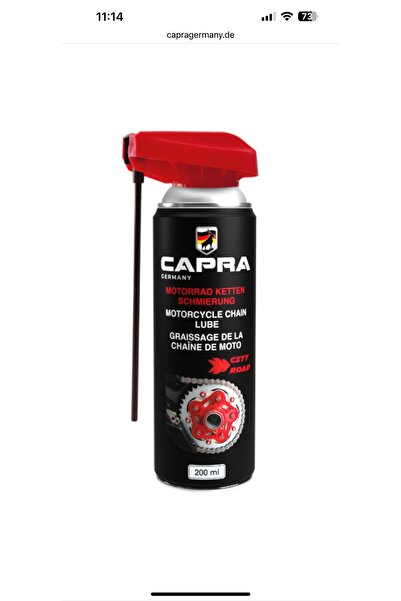 Stardesign CAPRA MOTORSİKLET ZİNCİR YAĞLAMA AEROSOL SPREY
