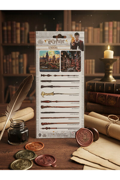 GiFi مجموعة ملصقات هاري بوتر المرخصة مكونة من قطعتين