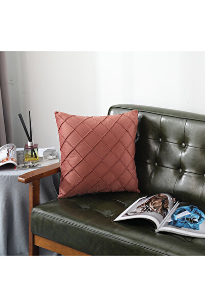 Lenjerii Deosebite Velvet decorative pillowcase, pink 0006