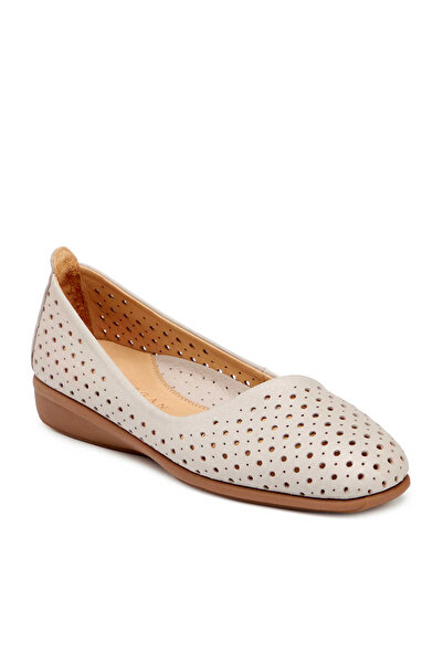 Tergan Vizon Hakiki Deri Kadın Casual Ayakkabı - K25I1AY67973-A44