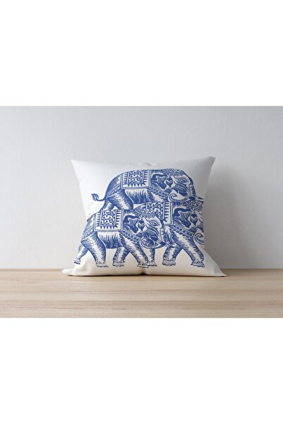 Lenjerii Deosebite Decorative pillowcase 43x43cm, Elephants