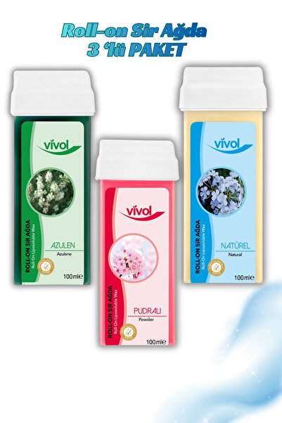 Vivol ROLL-ON SİR AĞDA 3 LÜ PAKET