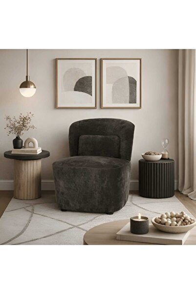Arnohome Modern recliner chair - soft velvet fabric with extra support cushion