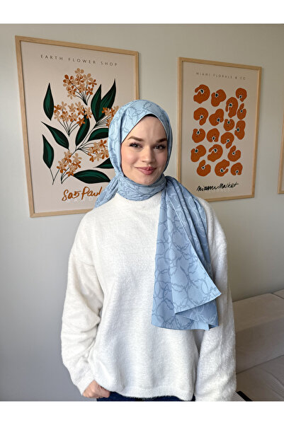 CUOCA LOUNGE Halka Desen Doğal Pamuk Şal
