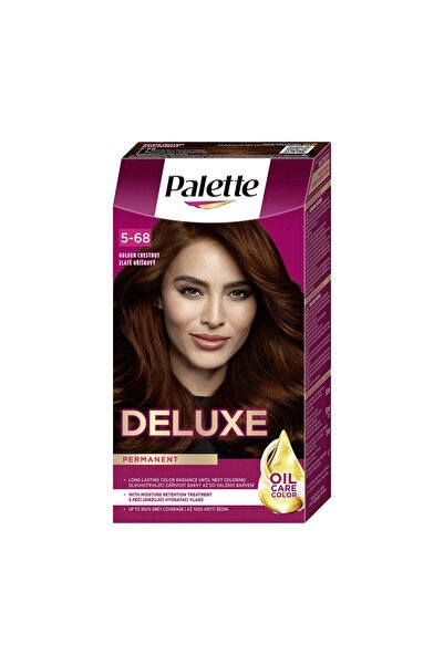 Palette Deluxe Permanent Hair Dye 5-68 Golden Chestnut, 1 pc.