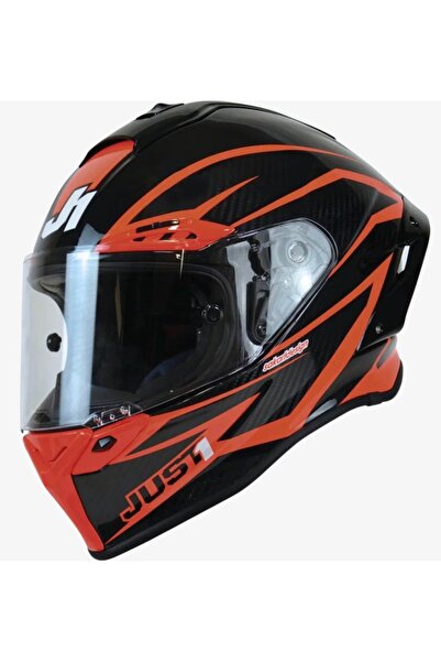 Just1 J-GPR CYBER RED KARBON KASK