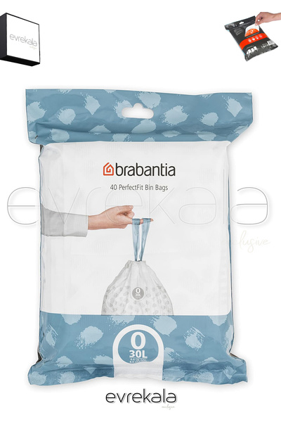 Brabantia Evrekala Garbage Bags 40-Pack Garbage Bags - Authorized Evrekala - ...