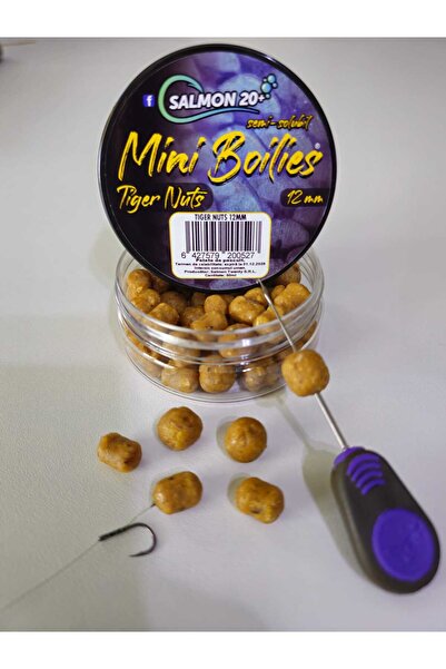 SALMON 20+ Mini Boilies Solubile 12 mm Tiger Nuts