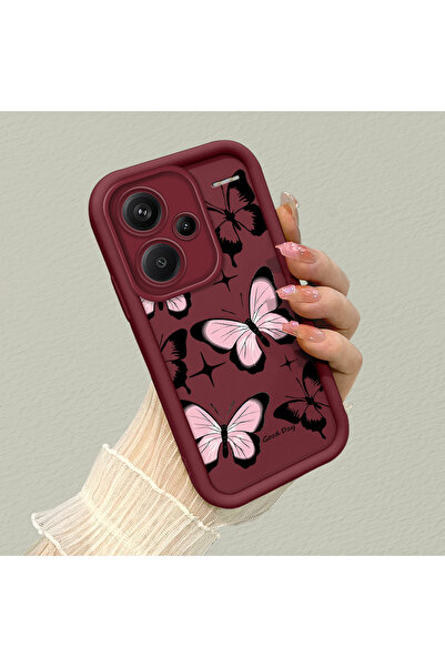 CHICASELUX حافظة هاتف من مادة السيليكون مضادة للسقوط بنمط الفراشة متوافقة مع ...