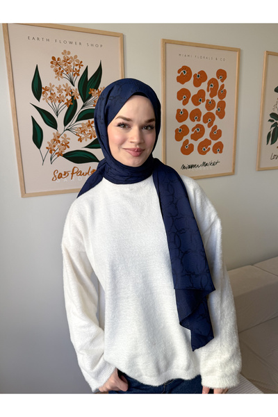 CUOCA LOUNGE Halka Desen Doğal Pamuk Şal