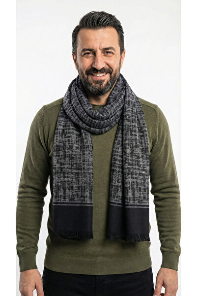 Ege Fular Şal ERKEK KAŞMİR DOKULU ATKI 150x35 cm Babalar Günü Hediyesi