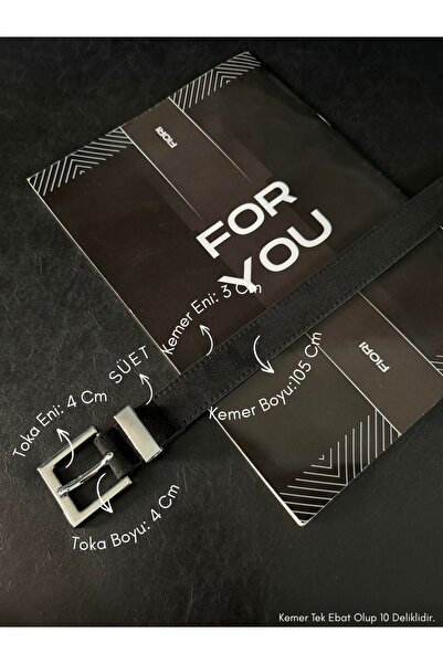 Fiori Suede Square Buckle Bridged Women's Belt, Trouser Belt, Coat Belt, Dres...