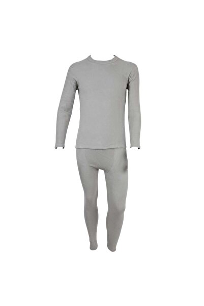 Daffah The Rudder | Colorful Thermal Pajamas - Gray