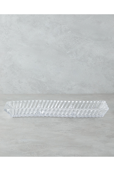 English Home Aura Cam Sunumluk 40x14x4 Cm Şeffaf