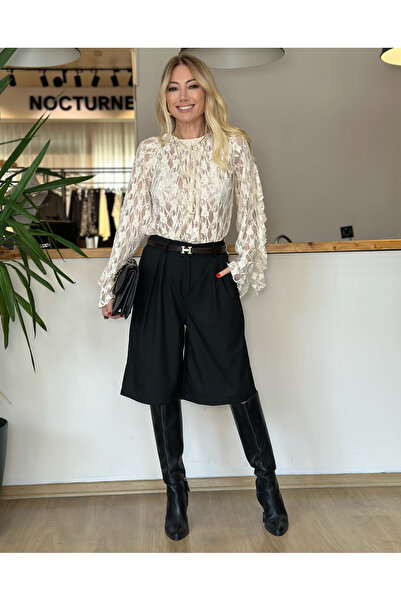 My Blog Black Bermuda Shorts - 40589