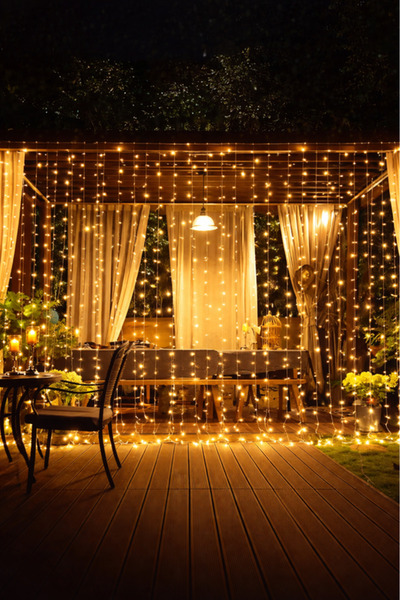Taimi LED Decorative Light Curtain 3MX3M Yellow