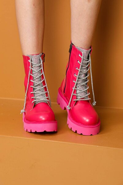 Flaubert -Women's Winter Boots Shoes Boot Lace-Up Stone 2