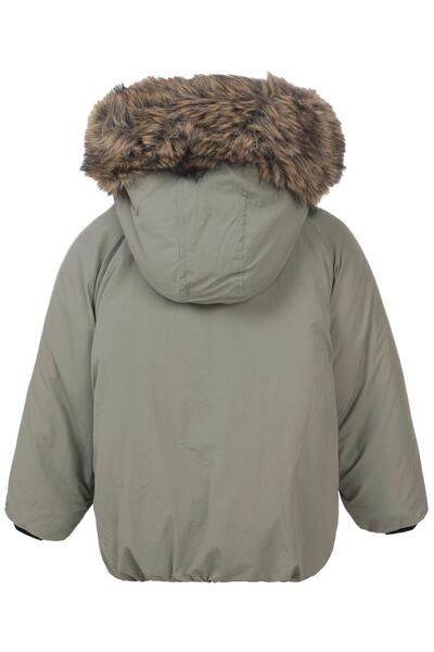 Civil Boys Fur Hooded Coat for 2-5 Years - Khaki 2-3 Years