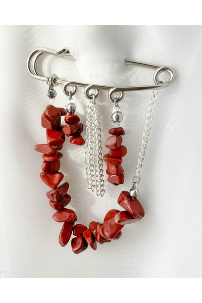 Moonlight Jewelry Moon Thread Brooch – Fire