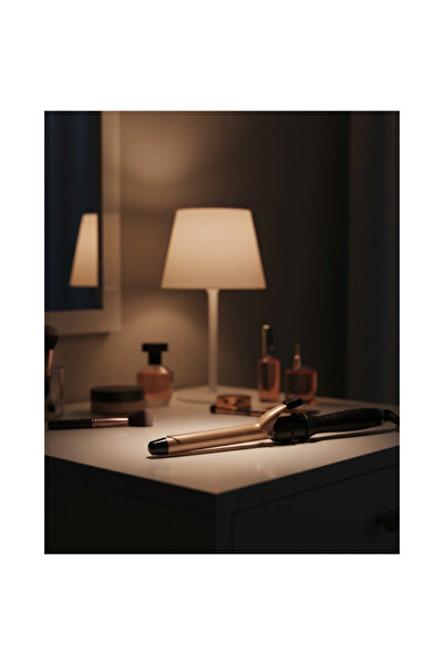 byhodi مكواة تجعيد الشعر السيراميكية بدرجة حرارة قابلة للتعديل 230 درجة و 25 مم