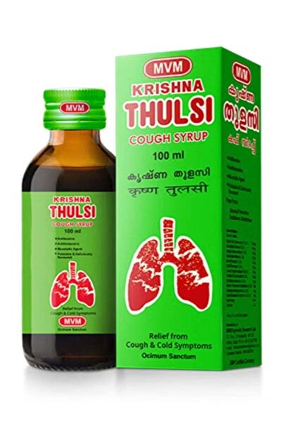 MVM شراب كريشنا تولسي للسعال والبرد 100 مل