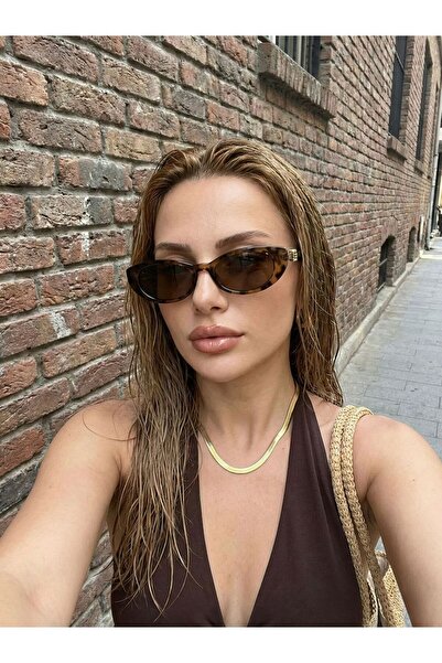 Goldmine Women's Goldmine's Oval Sunglasses Uv400 Brown