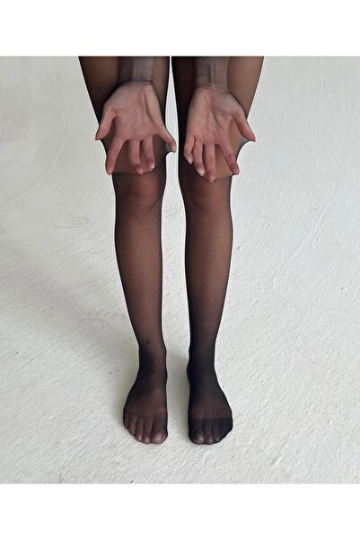 trendform360 KAÇMAYAN ULTRA DAYANIKLI KÜLOTLU ÇORAP KAÇMAZ SİYAH KADIN