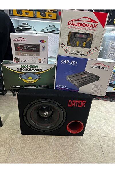 DATOR PAKET SES SİSTEMİ DMC GARAJ AMFİ BAS MİDRANGE KABLO TEYP