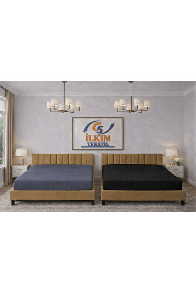 cs ilkim طقم ملاءات سرير قطنية ممشطة من كومفورد (قطعتين) (200x200)