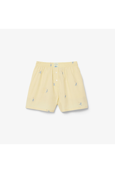 Lacoste Cotton Poplin Jacquard Boxer Shorts? ? - FF1034-00-2IA
