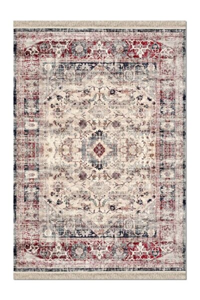 Halımax Albatros AE04 Vintage Etnik Eskitme Yumuşak Dokuma Salon Oturma Odası...