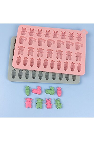 Siliko World قالب إيبوكسي لصنع حلوى الجيلي على شكل أرنب، قالب حلوى الجيلي على...